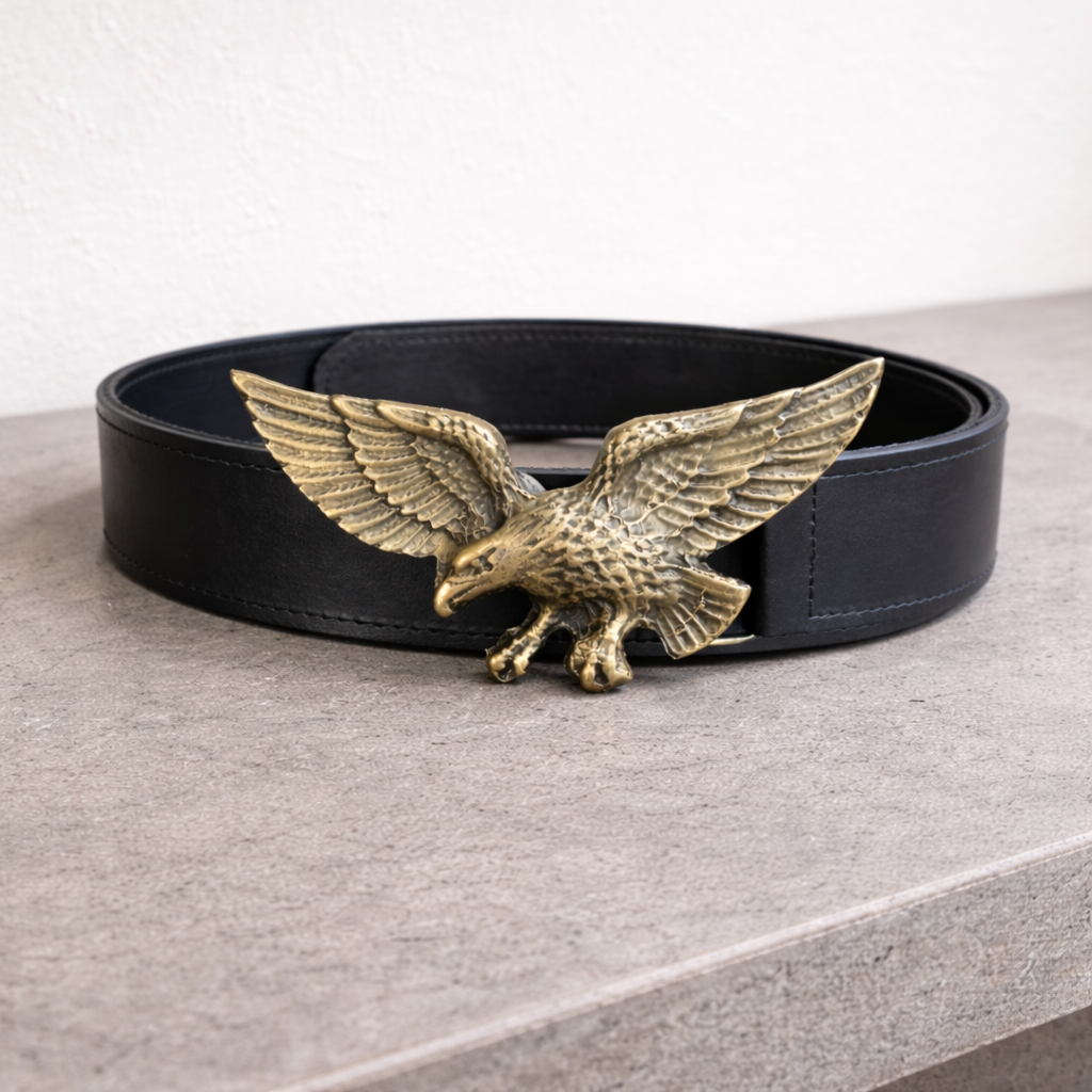 Cinturón Eagle Gold Negro